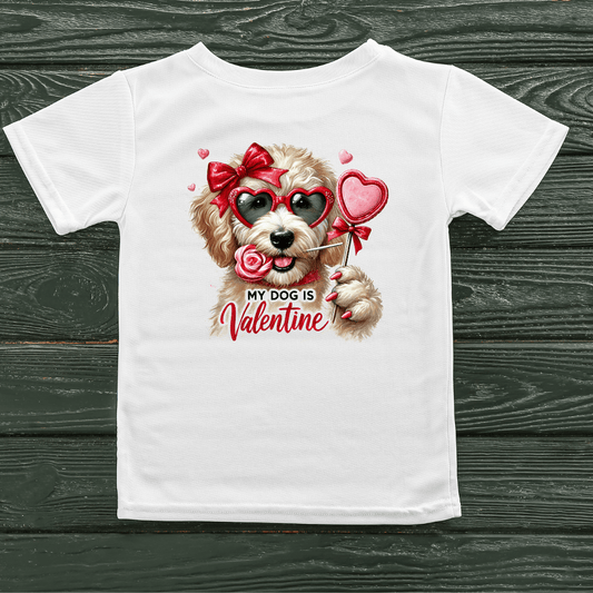 Funny Dog Valentine Shirt – My Dog Is My Valentine Tee - InkDura