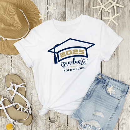 Future Begins Now Customizable Graduation Shirt (Grad 7) - InkDura