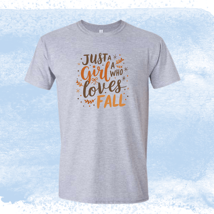 Girl Who Loves Fall Tee - InkDura