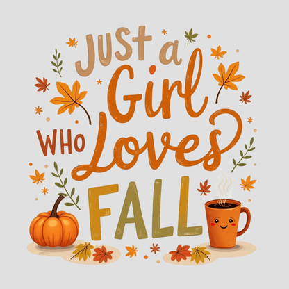 Girl Who Loves Fall Tee - InkDura