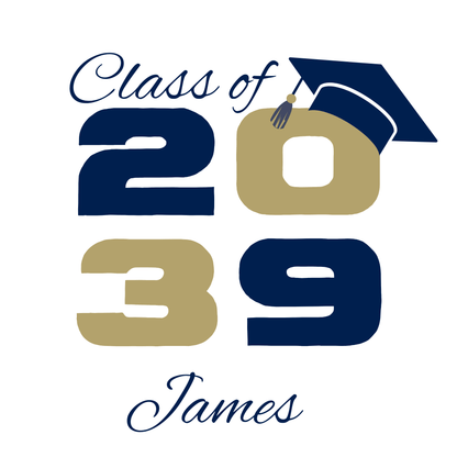 Grow Into My Graduation Customizable T-Shirt (Grad 13) - InkDura