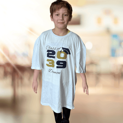 Grow Into My Graduation Customizable T-Shirt (Grad 13) - InkDura