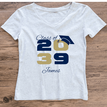 Grow Into My Graduation Customizable T-Shirt (Grad 13) - InkDura