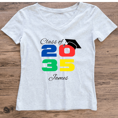 Grow Into My Graduation Customizable T-Shirt (Grad 13) - InkDura