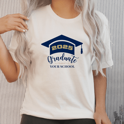 Hats Off to Me Grad Shirt Customizable (Grad 6) - InkDura