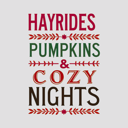 Hayrides & Cozy Nights Tee - InkDura