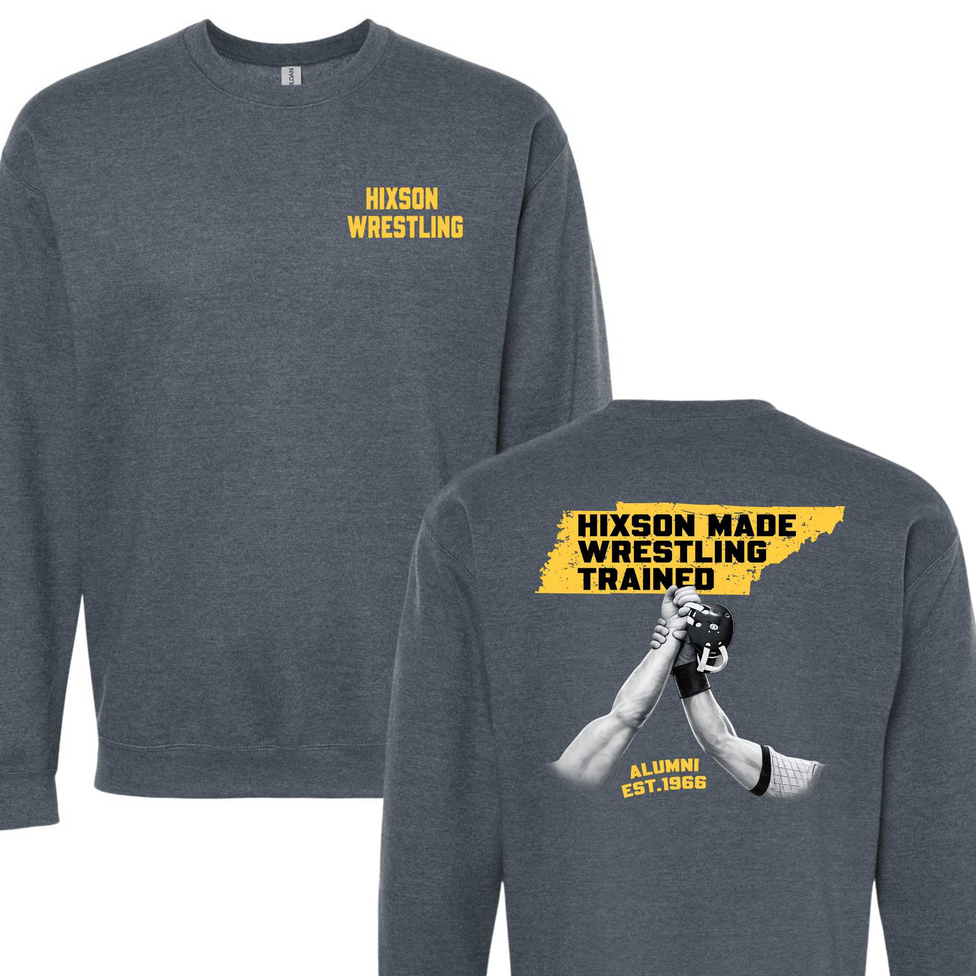 Hixson Made Wrestling Trained Alumni Tee - InkDura
