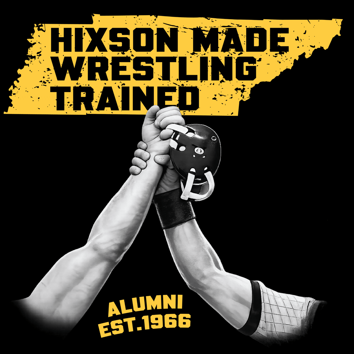 Hixson Made Wrestling Trained Alumni Tee - InkDura