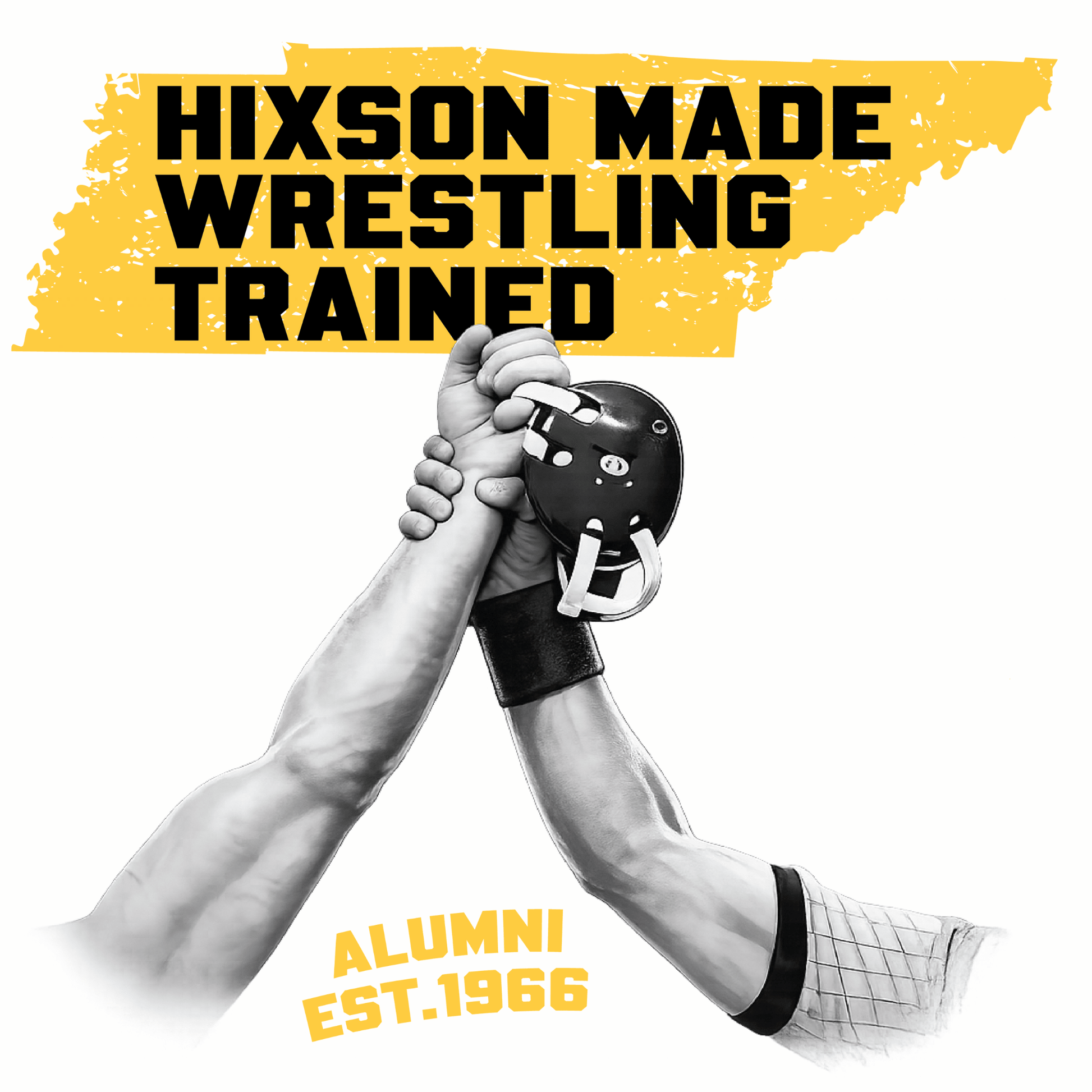 Hixson Made Wrestling Trained Alumni Tee - InkDura