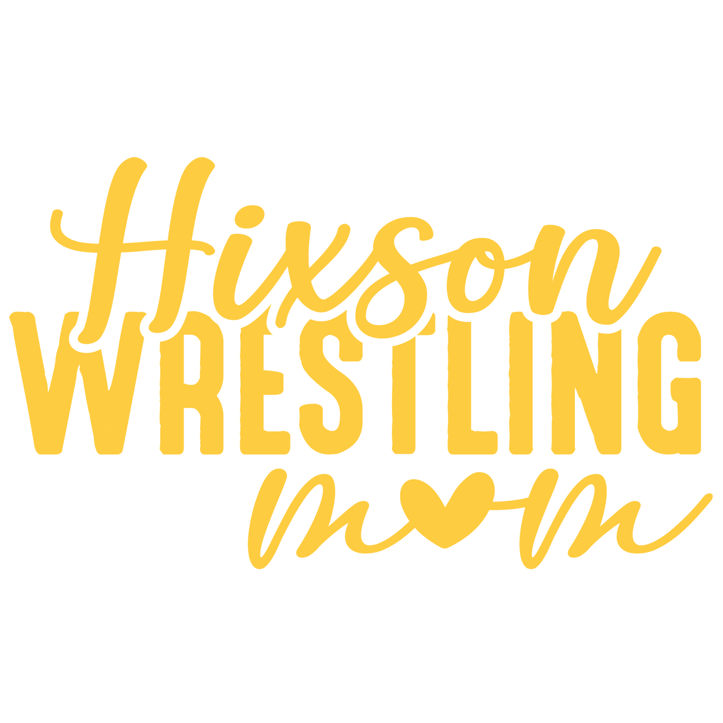 Hixson Wildcats Wrestling Mom - InkDura