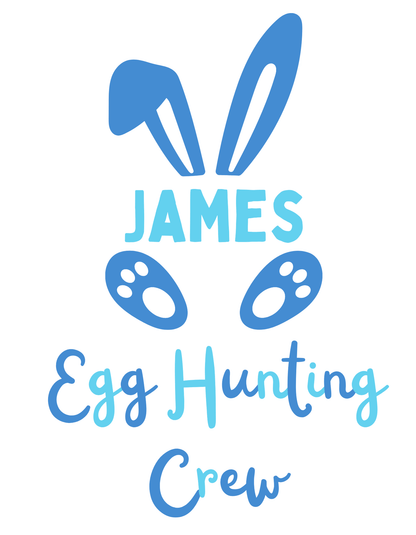 Hoppin' with the Crew - Add Your Name (Easter 22) - InkDura