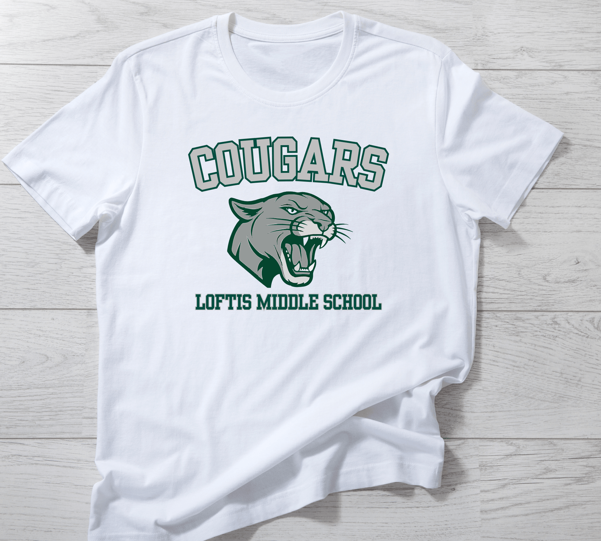 Loftis Middle School Comfort Tee for School Spirit Days - InkDura
