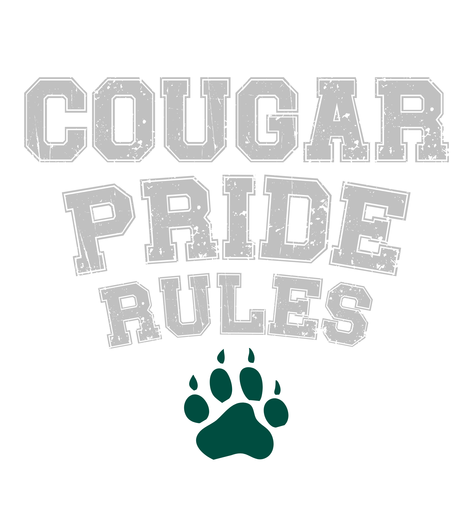 Loftis Middle School Cougar Pride Shirt for Everyday Wear - InkDura