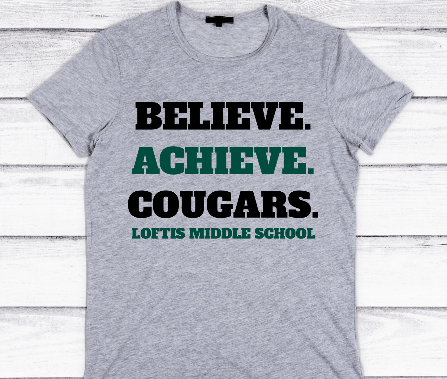 Loftis Middle School Cougar Spirit Wear Apparel - InkDura