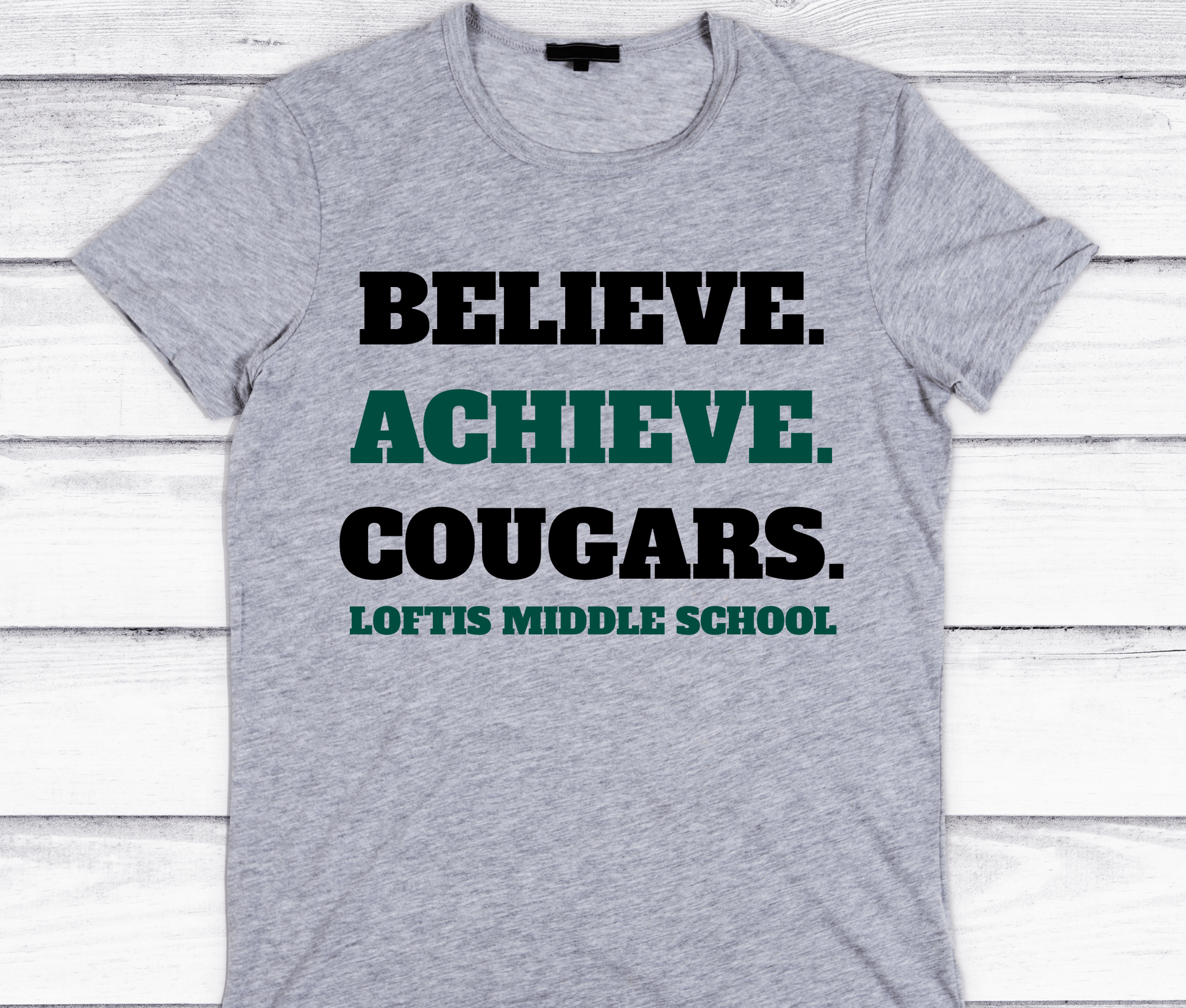 Loftis Middle School Cougar Spirit Wear Apparel - InkDura