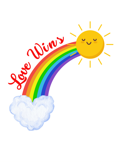 Love Wins Rainbow (Valentines 20) - InkDura