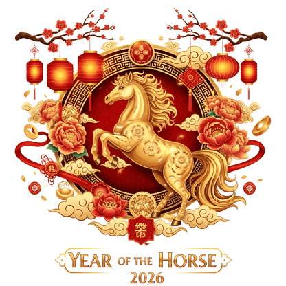 Lunar New Year 2026 Fire Horse Transfer - InkDura