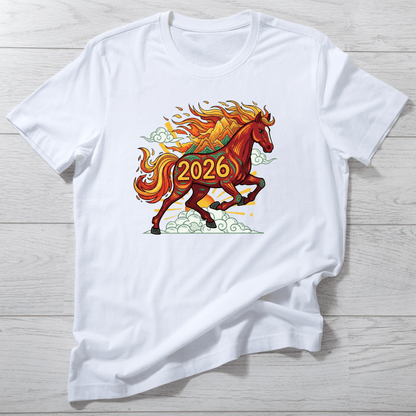 Lunar New Year Fire Horse Shirt - InkDura