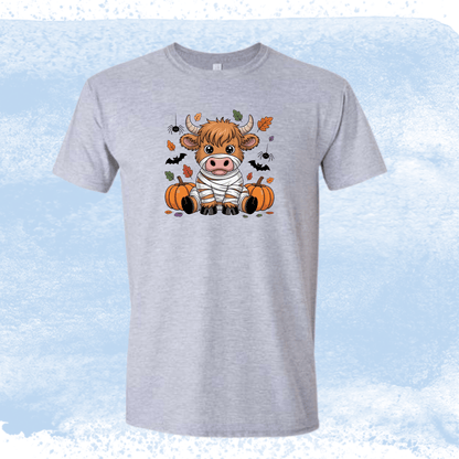 Mummy Heifer Halloween Tee - InkDura