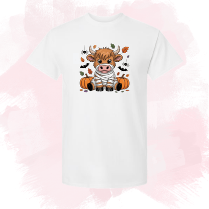 Mummy Heifer Halloween Tee - InkDura