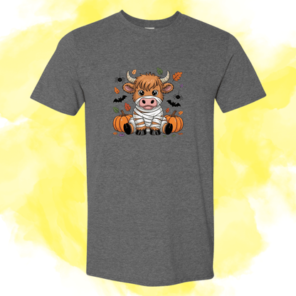 Mummy Heifer Halloween Tee - InkDura