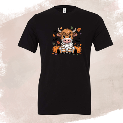 Mummy Heifer Halloween Tee - InkDura