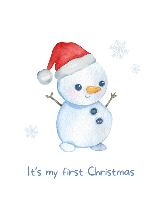 My First Christmas Snowman (Christmas 12) - InkDura