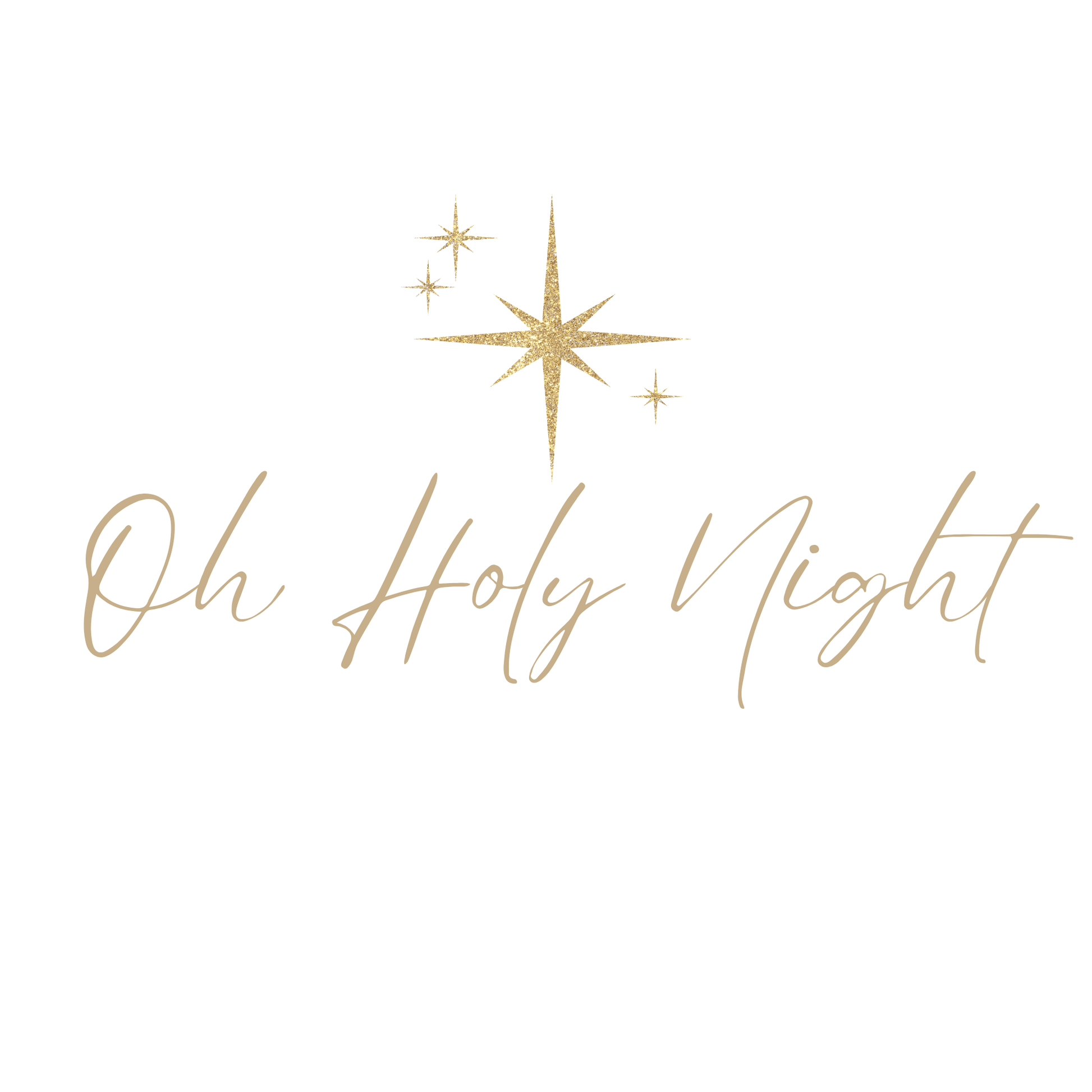 Oh Holy Night DTF Transfer - InkDura