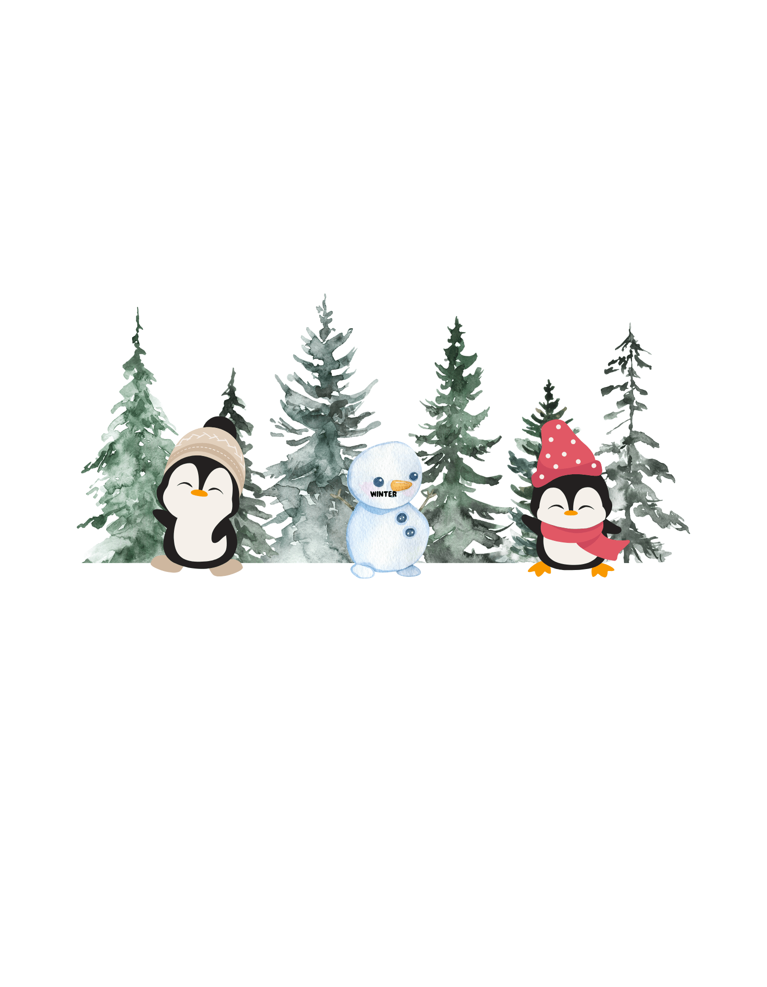 Penguin Winter (Winter 8) - InkDura