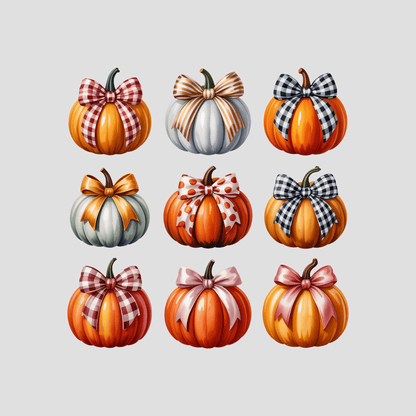 Pumpkin Patch Bows Tee - InkDura