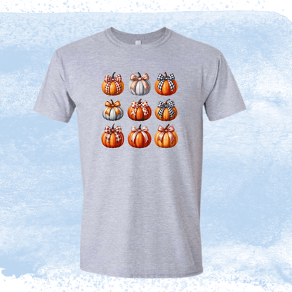 Pumpkin Patch Bows Tee - InkDura