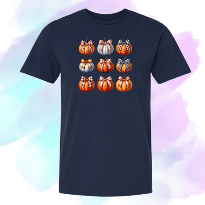 Pumpkin Patch Bows Tee - InkDura