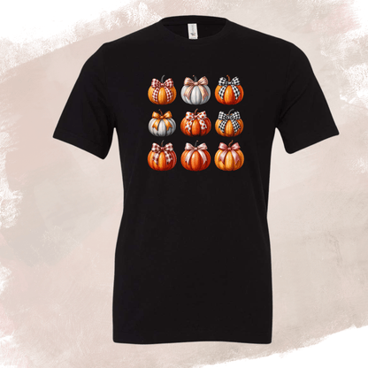 Pumpkin Patch Bows Tee - InkDura