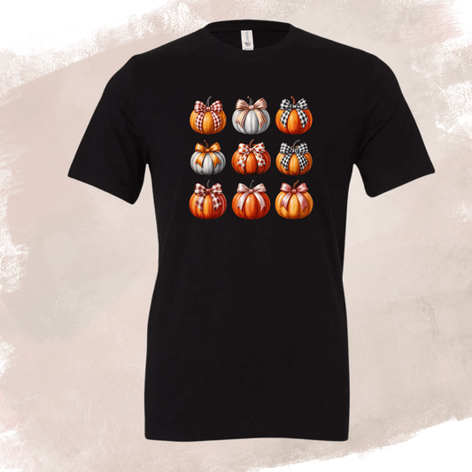 Pumpkin Patch Bows Tee - InkDura
