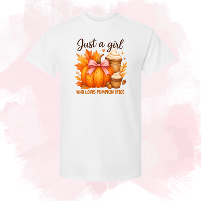Pumpkin Spice Girl Tee - InkDura