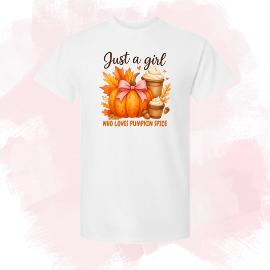 Pumpkin Spice Girl Tee - InkDura