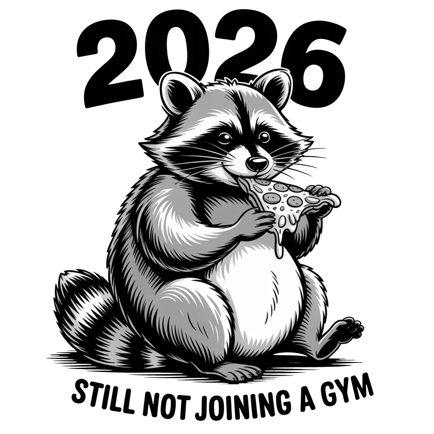 Racoon Still Not Joining a Gym 2026 Transfer - InkDura