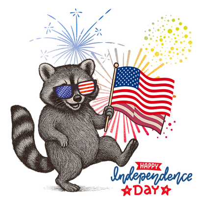 Red, White & Raccoon - InkDura