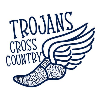 Run Trojans Cross Country Tee - InkDura