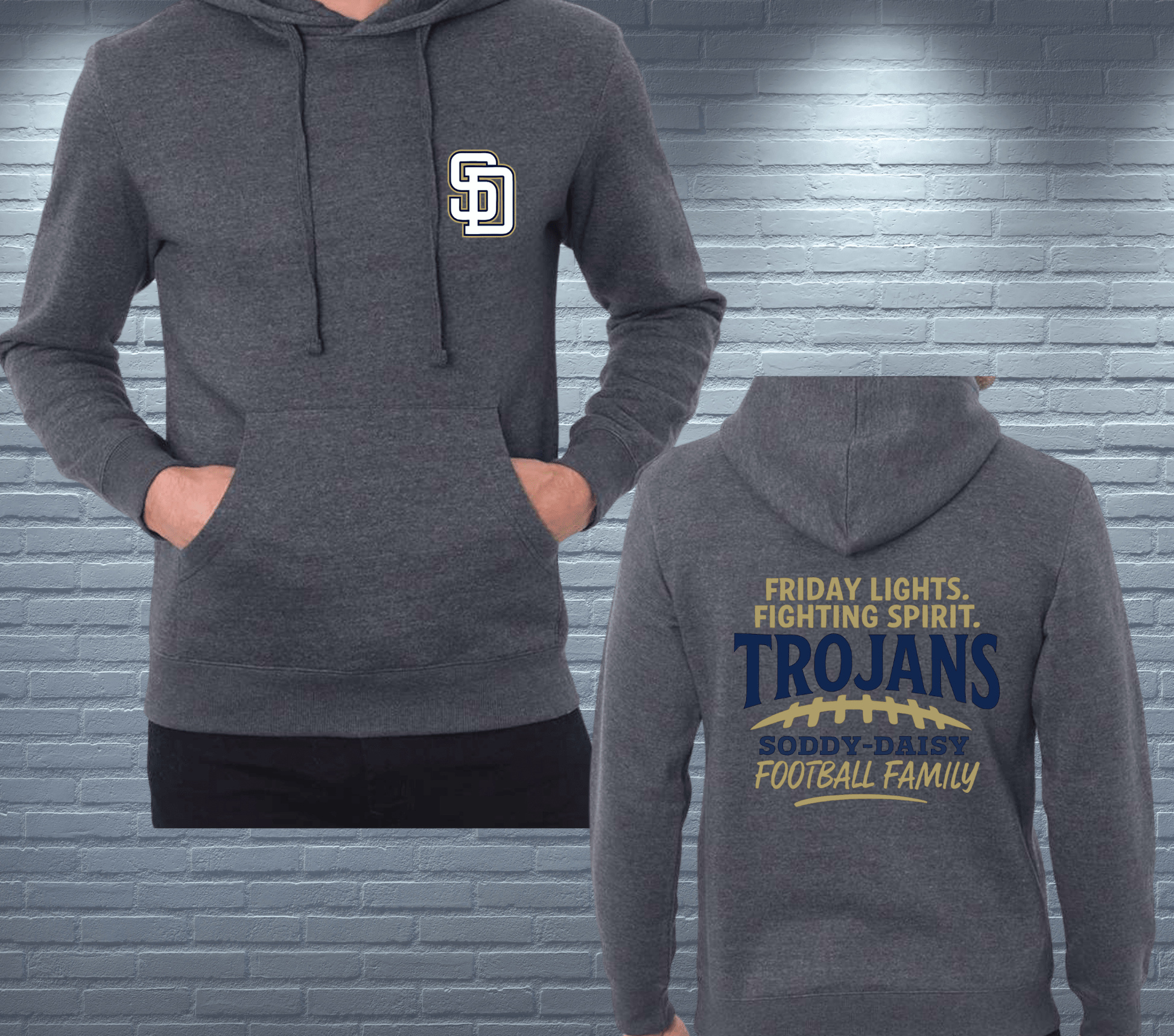 SDHS Football Fan Shirt - InkDura