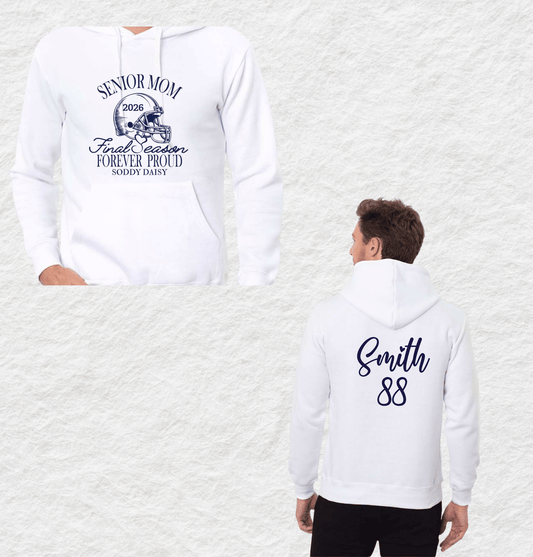 Senior Football Mom One Last Season 2026 - InkDura