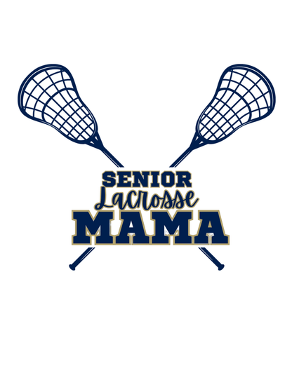 Senior Mama Lacrosse Soddy Daisy - Customized with Name and Number (SD Lacrosse 7) - InkDura