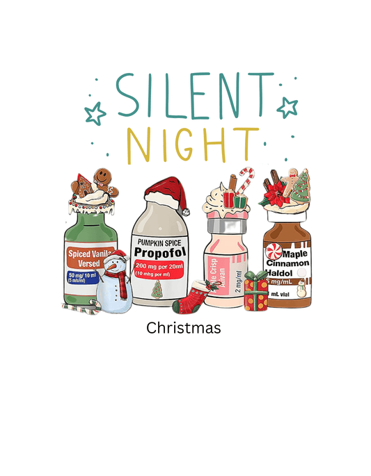 Silent Night Med Vials (Christmas 1) - InkDura