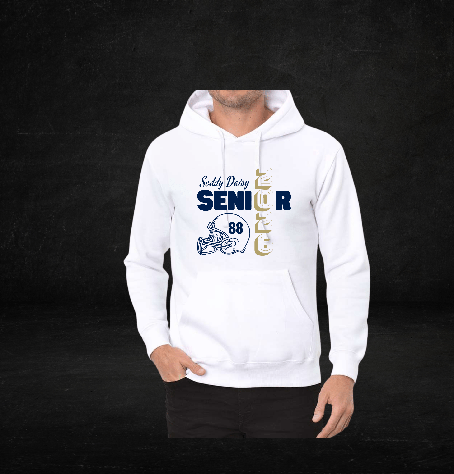 Soddy Daisy 2026 Senior Football Tee - InkDura