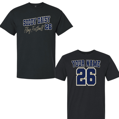 Soddy Daisy Flag Football Player Shirt - InkDura