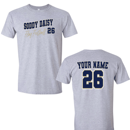 Soddy Daisy Flag Football Player Shirt - InkDura