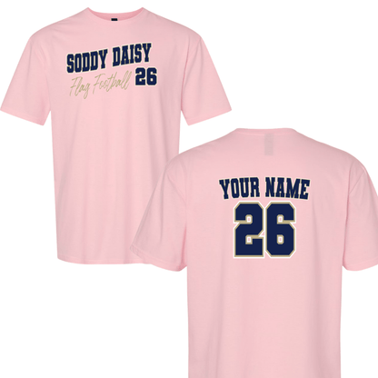 Soddy Daisy Flag Football Player Shirt - InkDura
