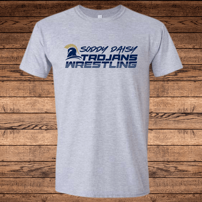 Soddy Daisy Trojan Wrestling Tee (SDW6) - InkDura