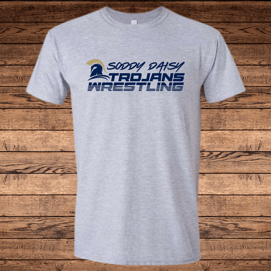 Soddy Daisy Trojan Wrestling Tee (SDW6) - InkDura