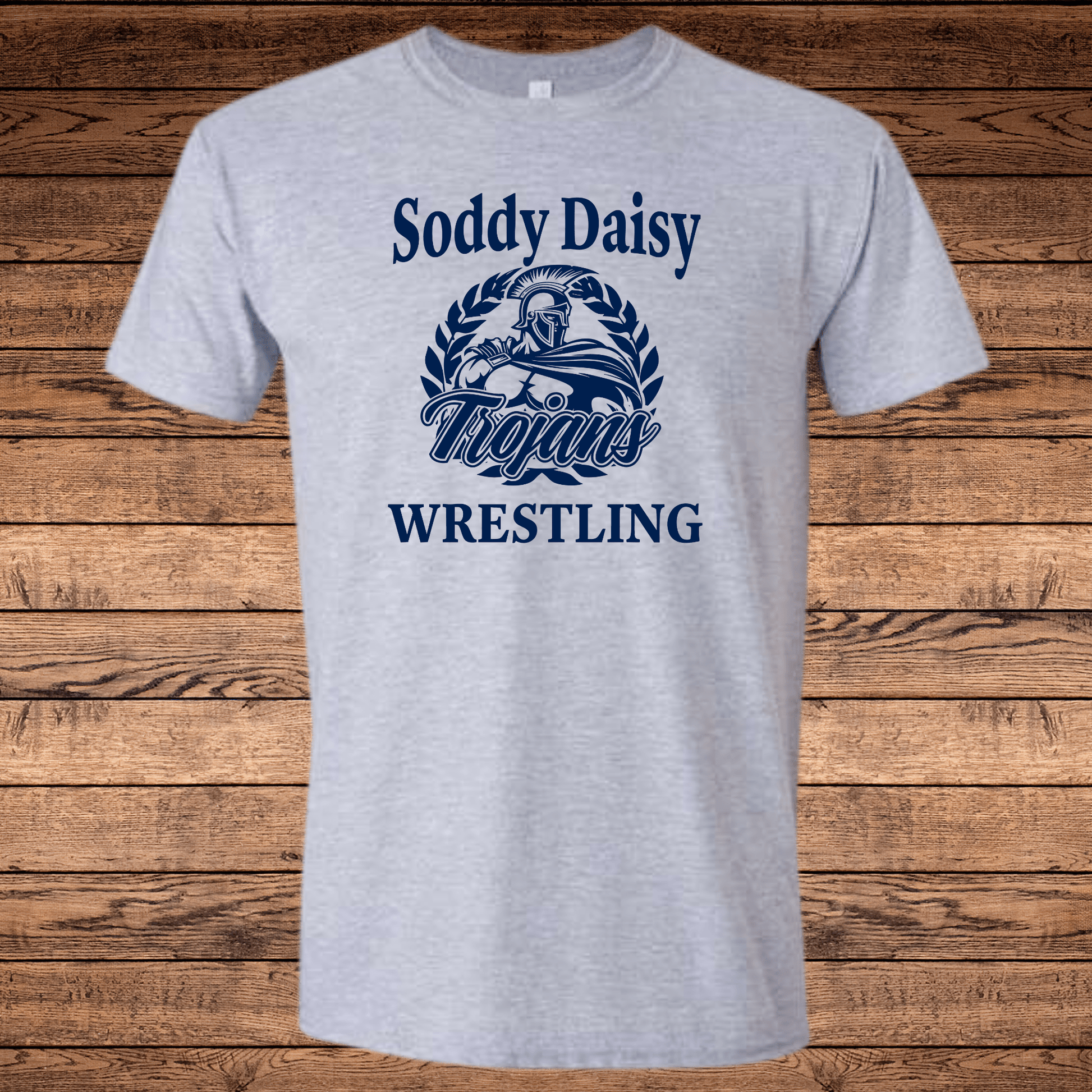 Soddy Daisy Trojan Wrestling Tee (SDW9) - InkDura